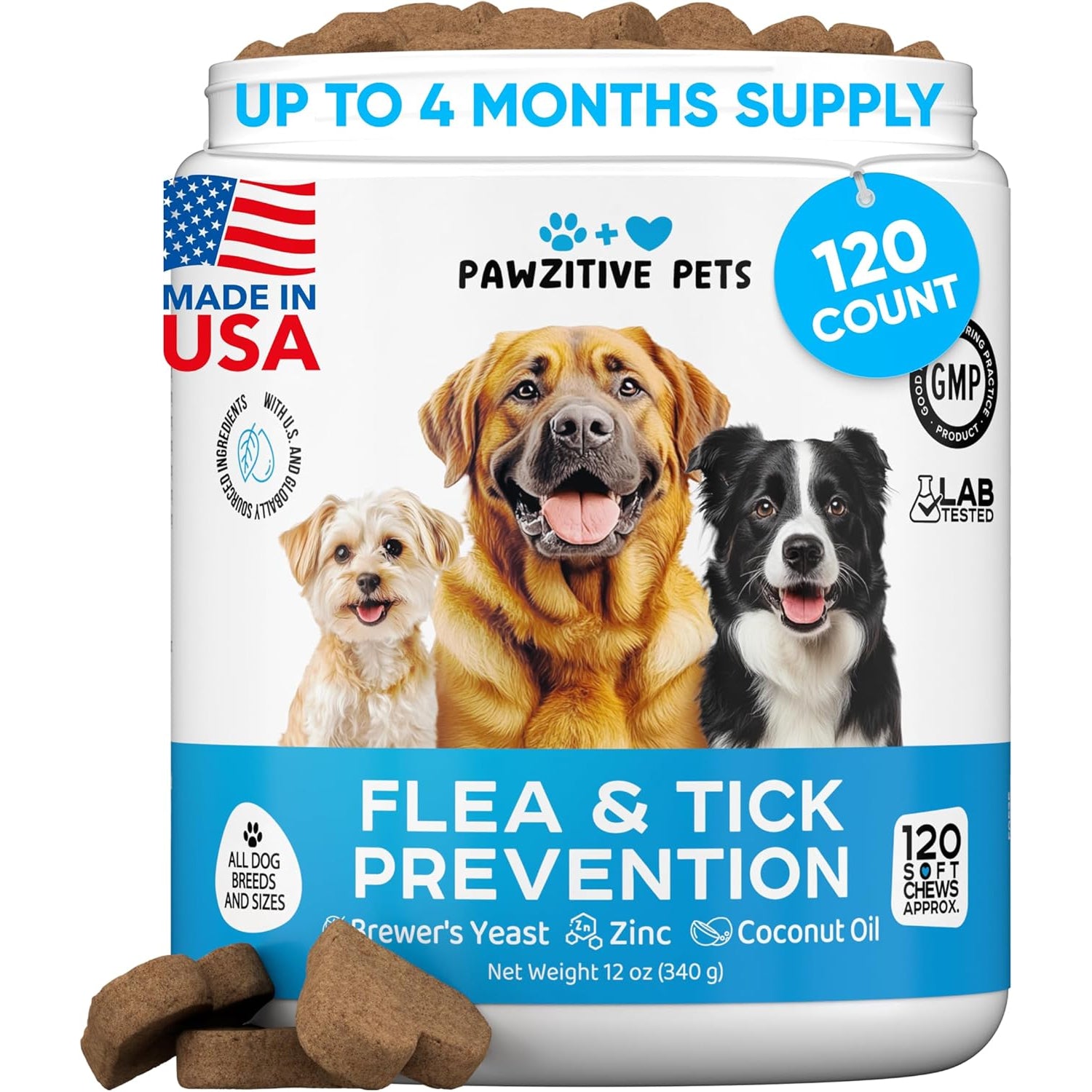 Chewable Flea and Tick Prevention for Dogs
