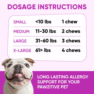 Dog Allergy Chews for Itchy Skin
