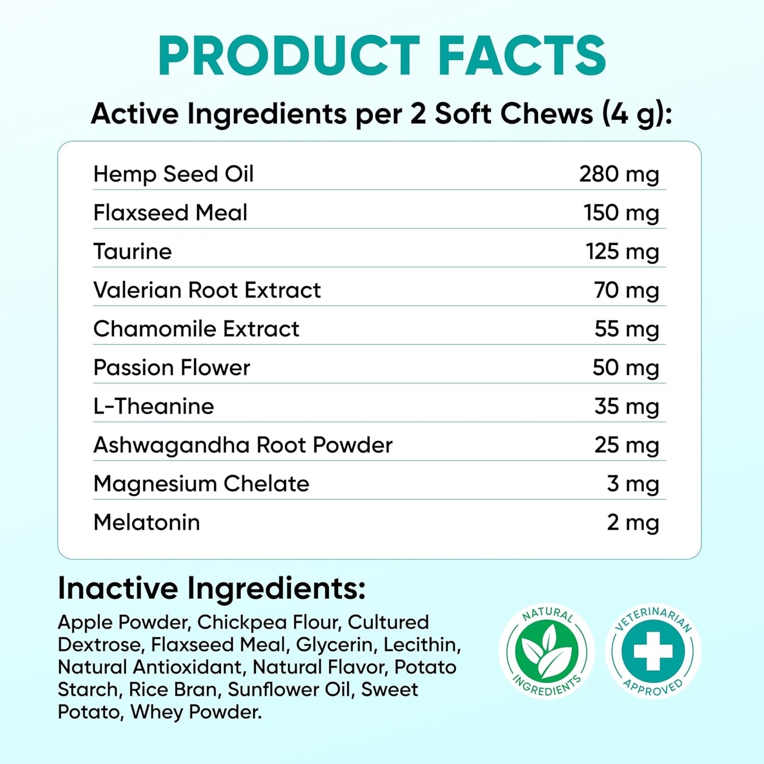 Hemp Calming Chews for Dogs