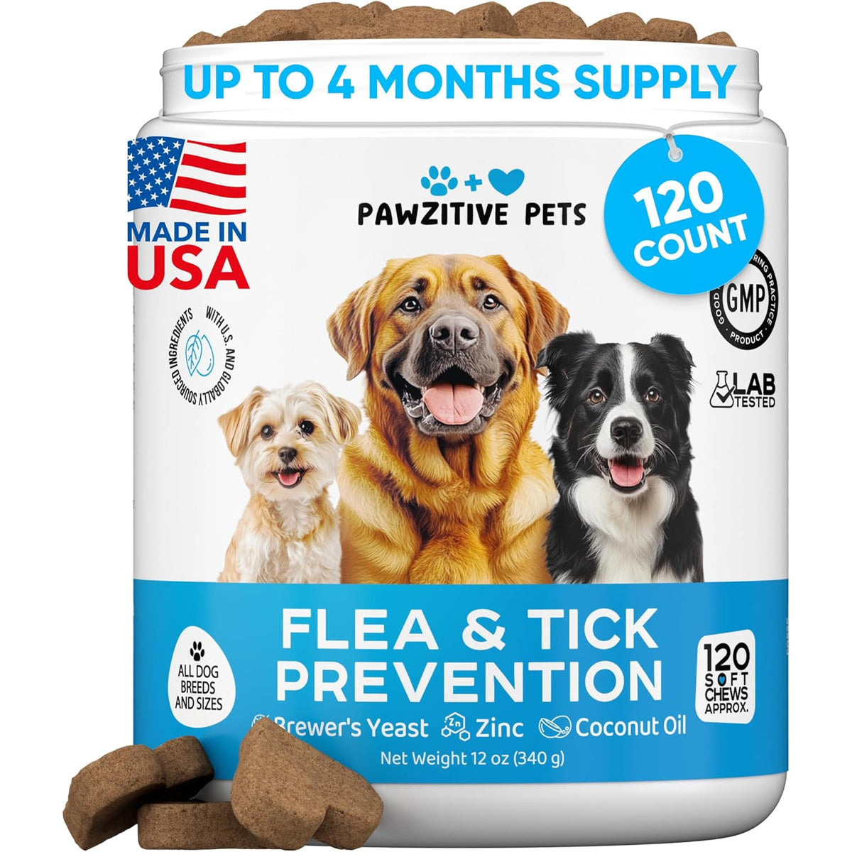 Chewable Flea and Tick Prevention for Dogs