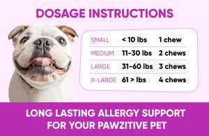 Dog Allergy Chews for Itchy Skin